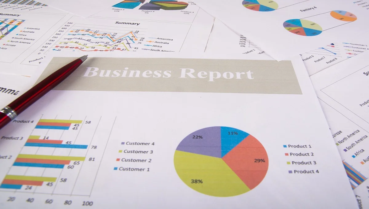 financial reports for business showing income statement balance sheet and cash flow
