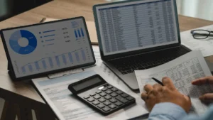 SaaS revenue recognition dashboard showing digital billing records and financial data.